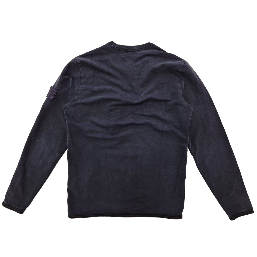 Stone Island Ghost Patch Marine Blue Pocket Sweater (S)