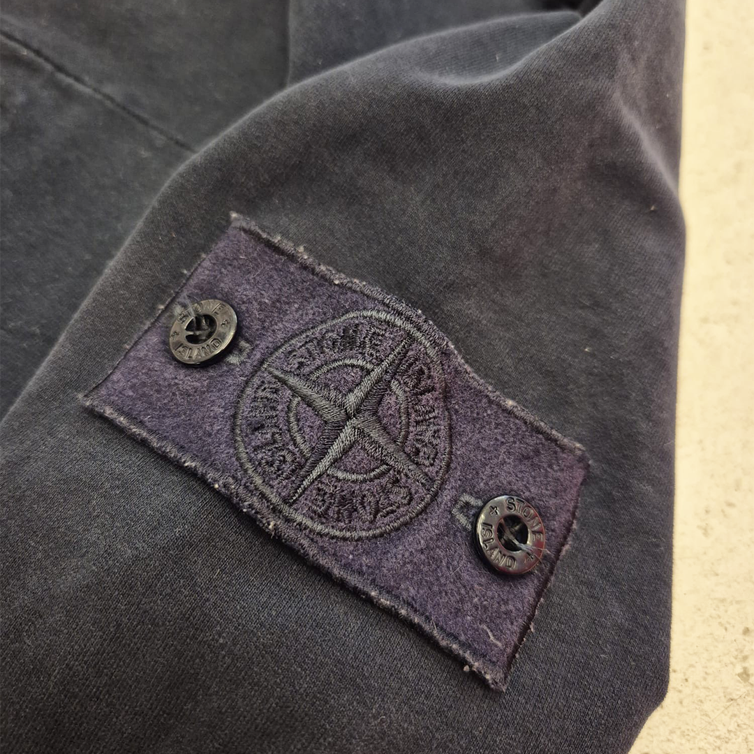 Stone Island Ghost Patch Marine Blue Pocket Sweater (S)