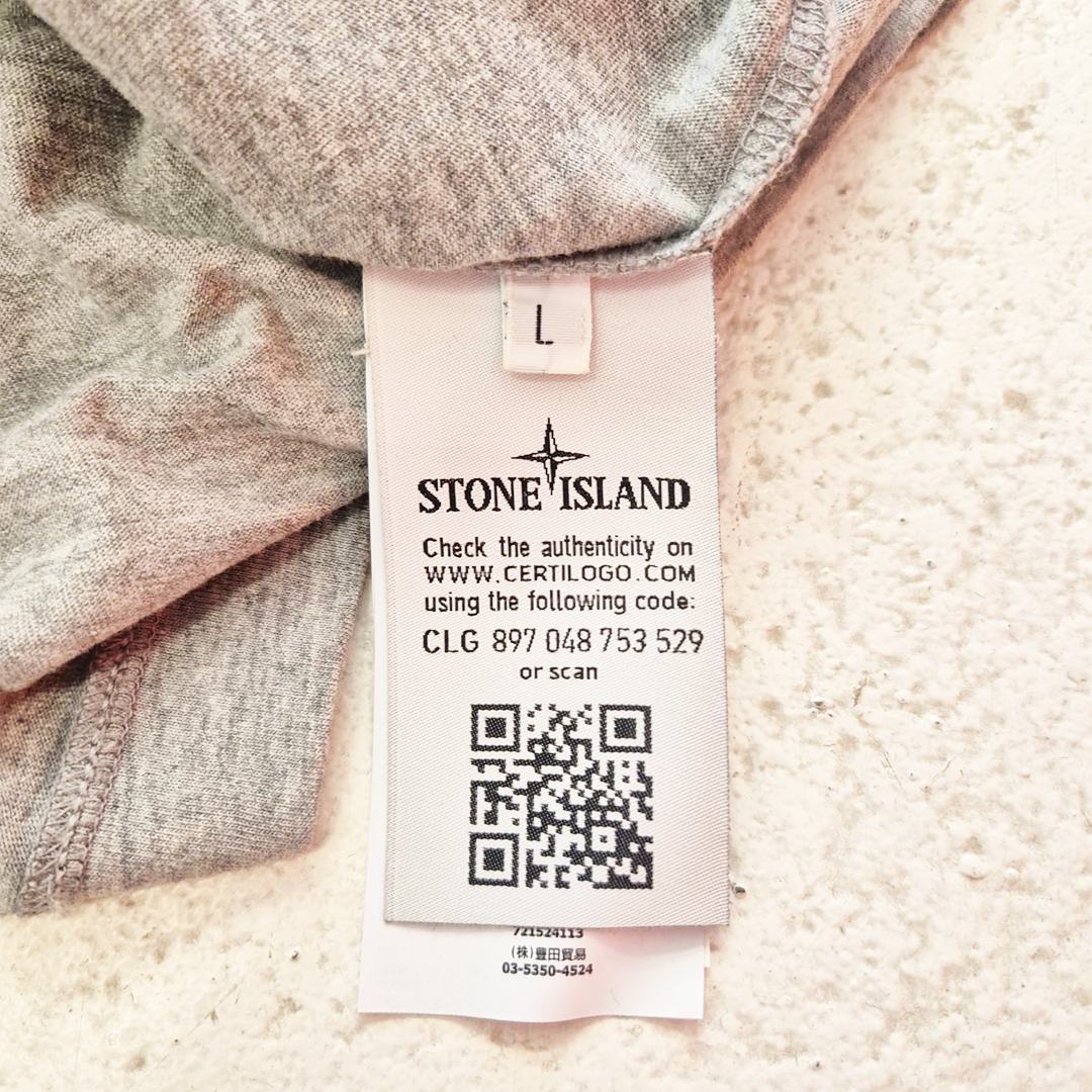 Stone Island Grey Tee (L)