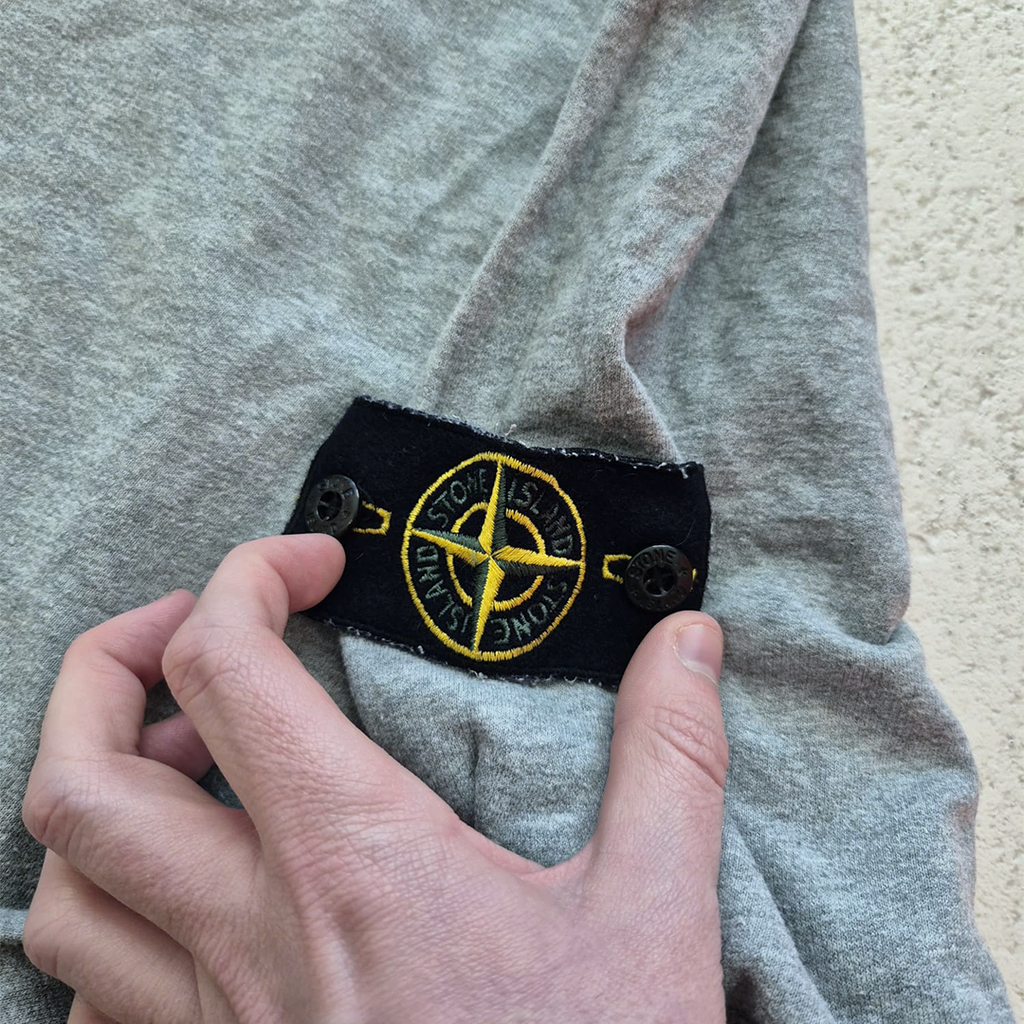 Stone Island Light Grey Turtleneck Sweater (S)