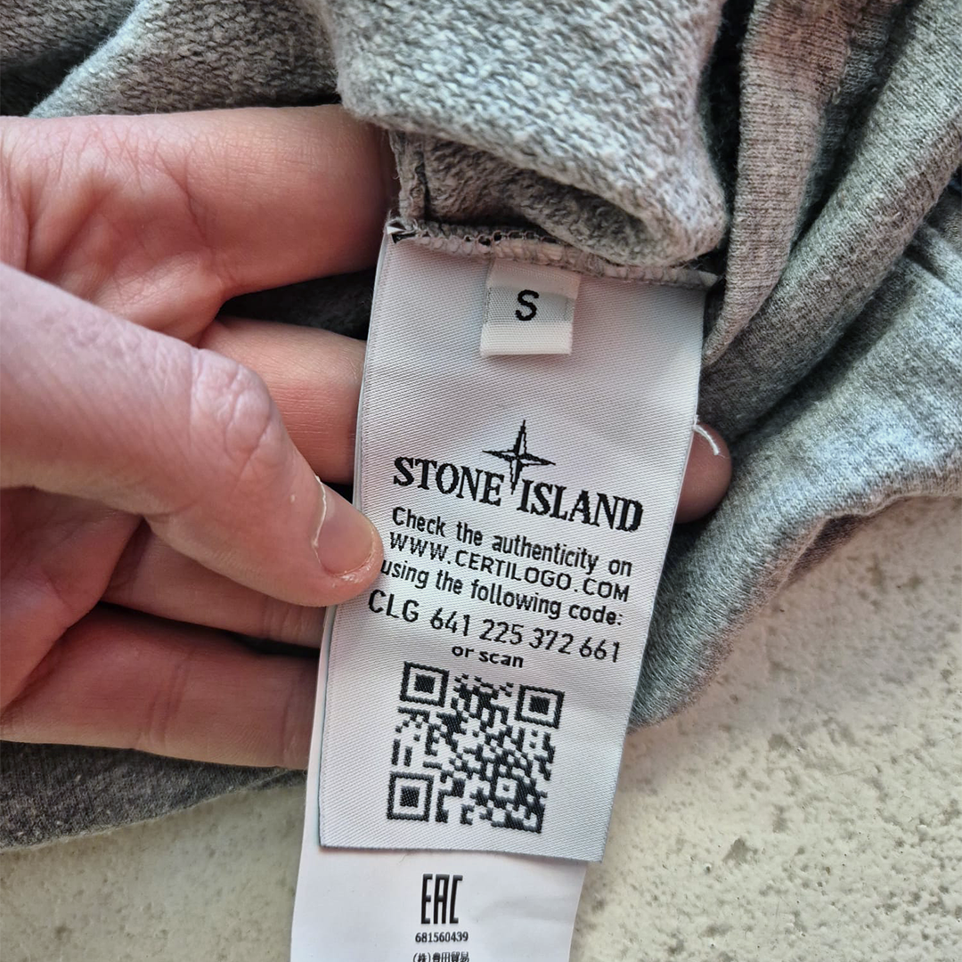 Stone Island Light Grey Turtleneck Sweater (S)