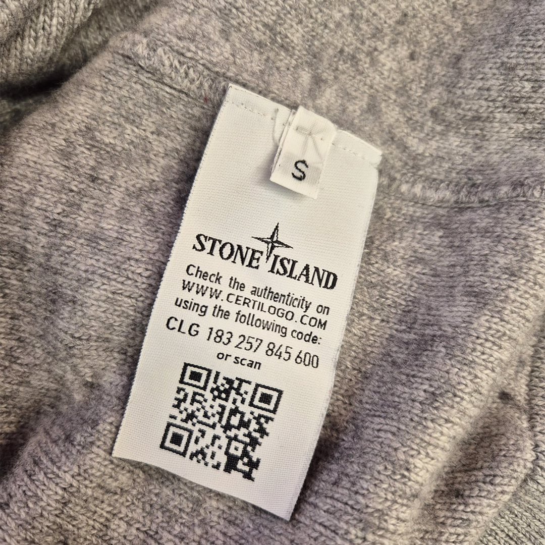 Stone Island Wool Grey Sweater (S)