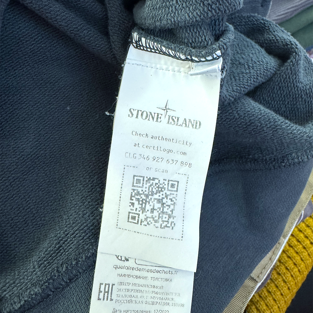 Stone Island Grey Hoodie (S)