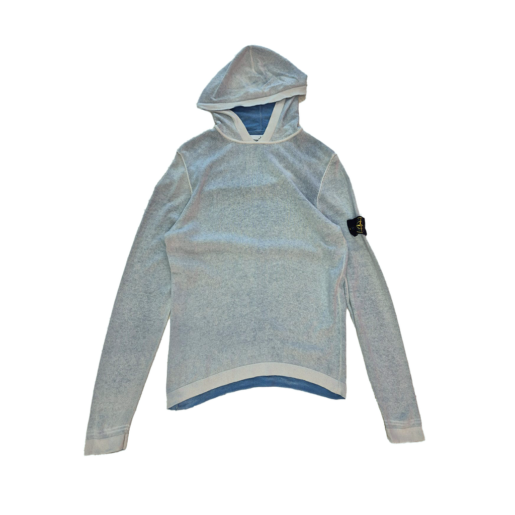 Stone Island Blue Light Hoodie (M)
