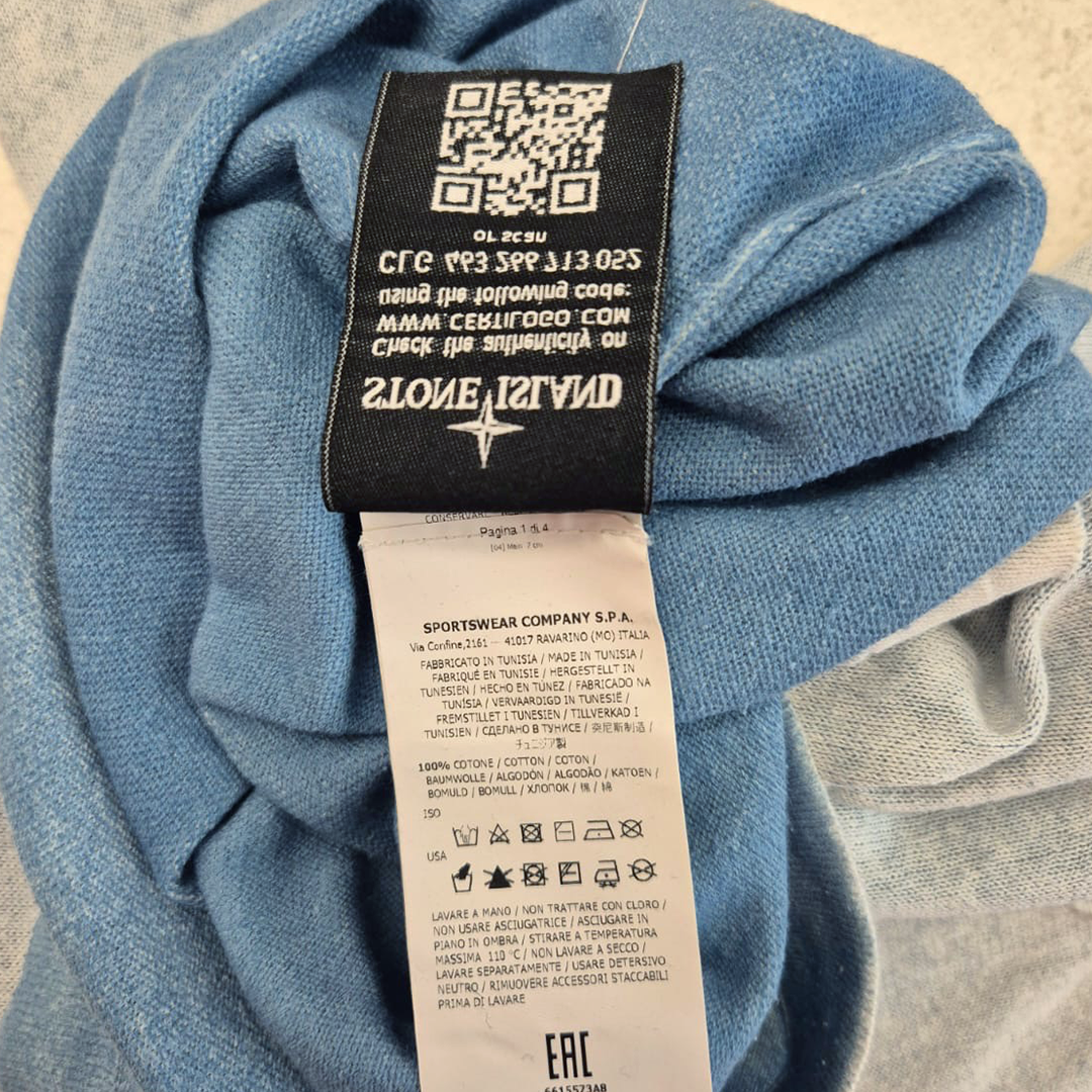 Stone Island Blue Light Hoodie (M)