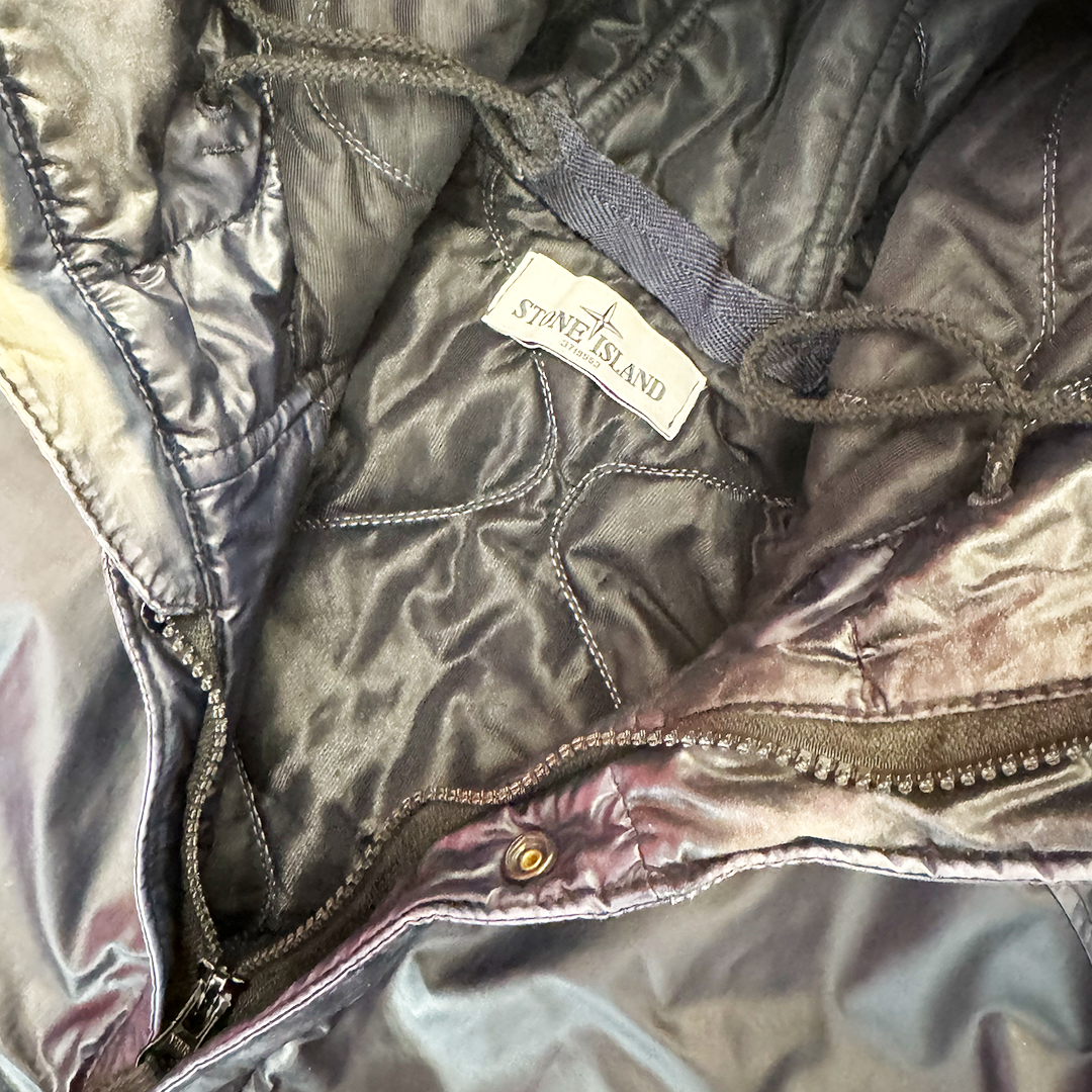 Stone Island Mussola Gommata Navy Jacket (M)