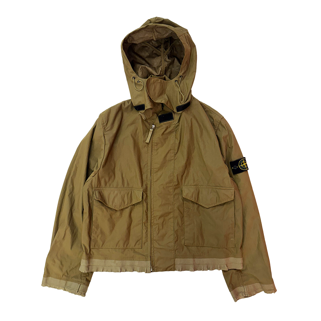 Stone Island Vintage Microfelt Olive Nylam Jacket (M)