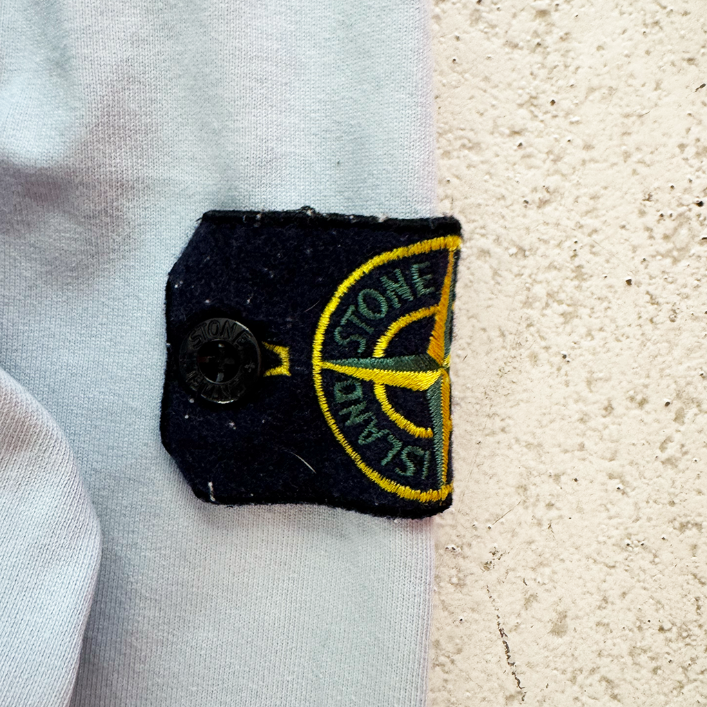 Stone Island Middle Pocket Light Blue Sweater (XXL)