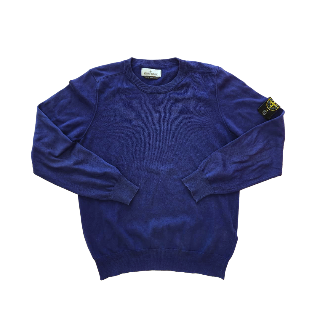 Stone Island Blue Knit Sweater (M)