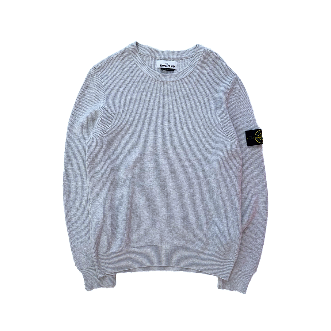Stone Island Beige Knit Sweater (M)