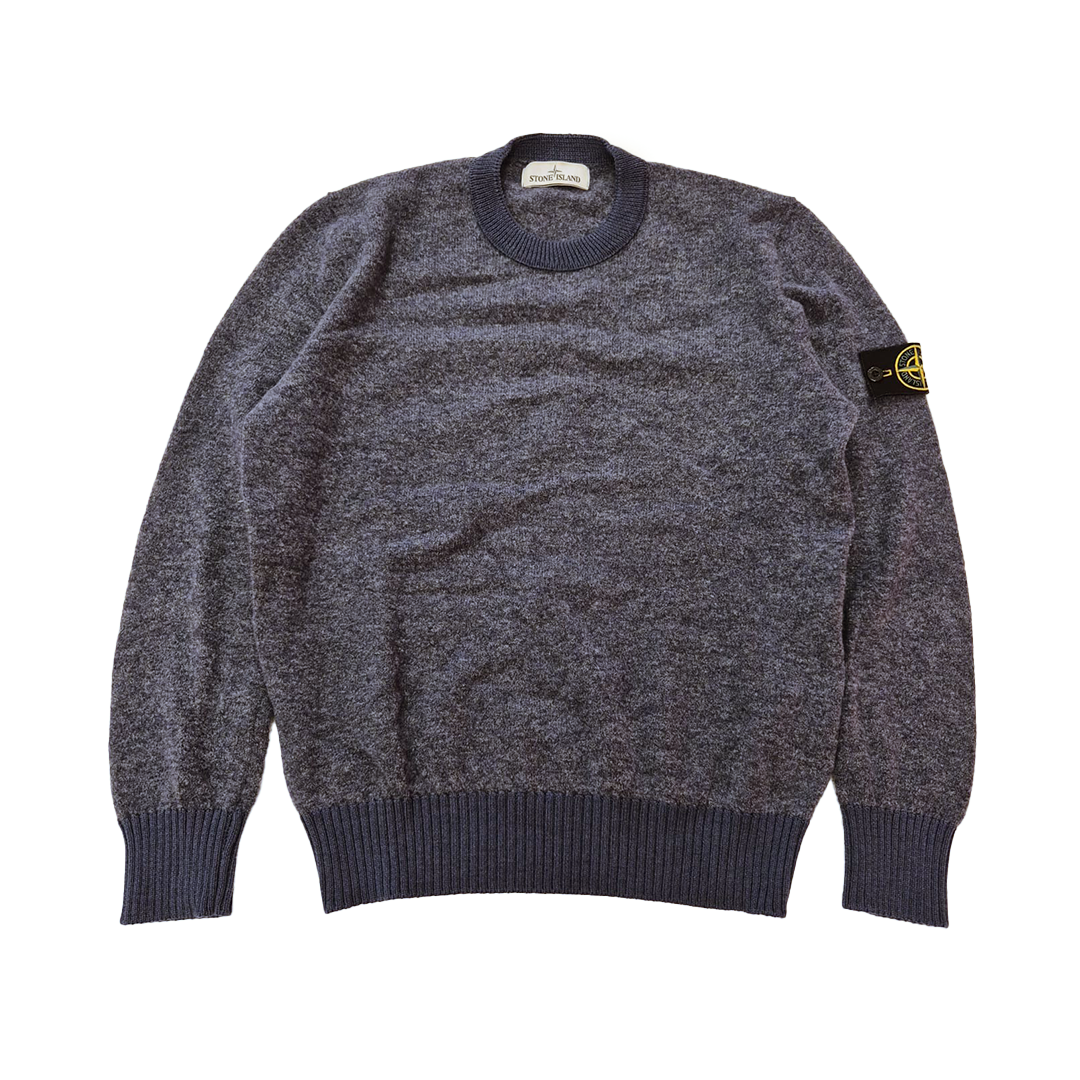 Stone Island Blue Knitted Sweater (XL)