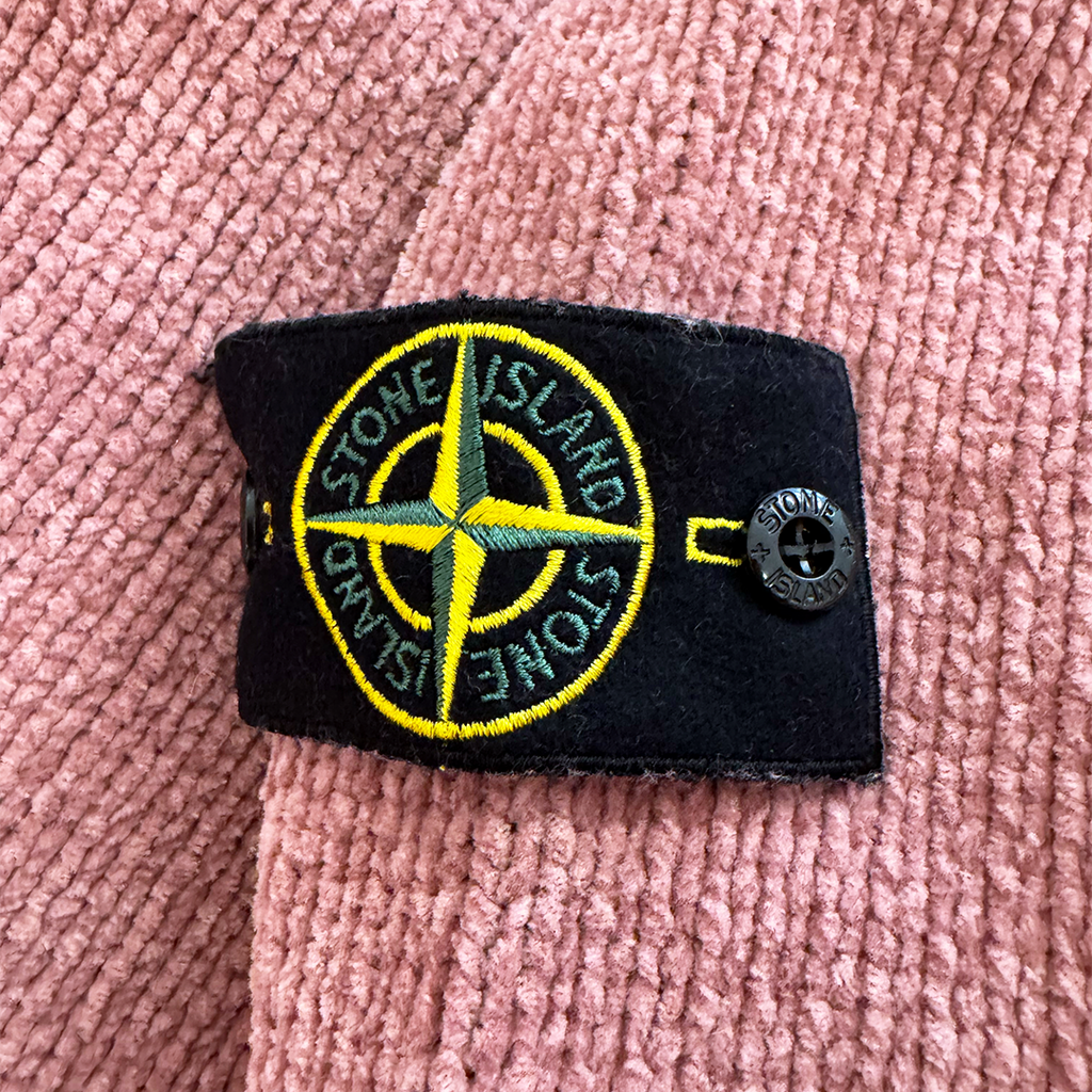 Stone Island Pink Ribbed Sweater (XL)