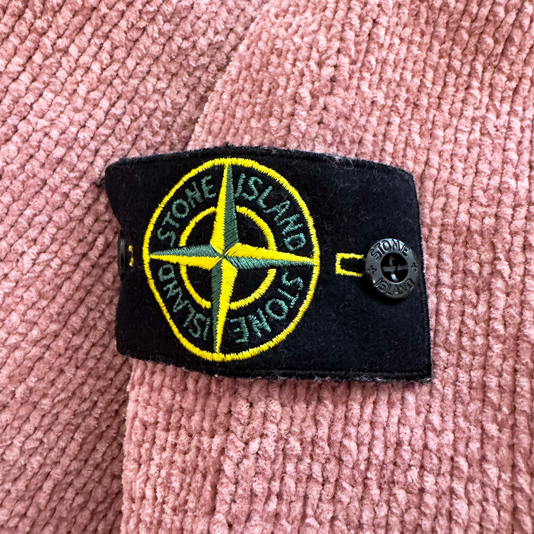Stone Island Pink Ribbed Sweater (XL)