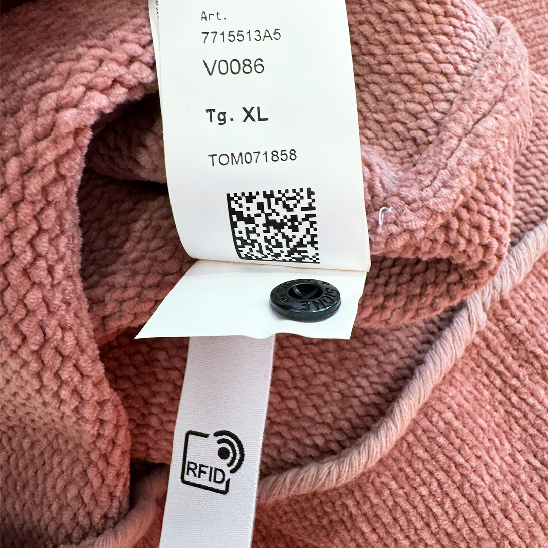 Stone Island Pink Ribbed Sweater (XL)