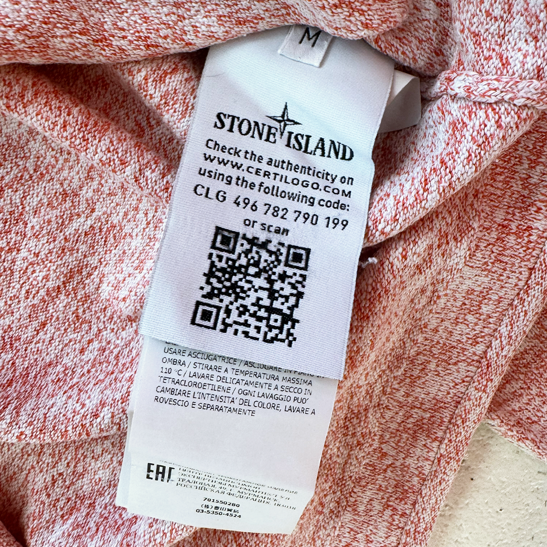 Stone Island Pink Long Sleeve (M)