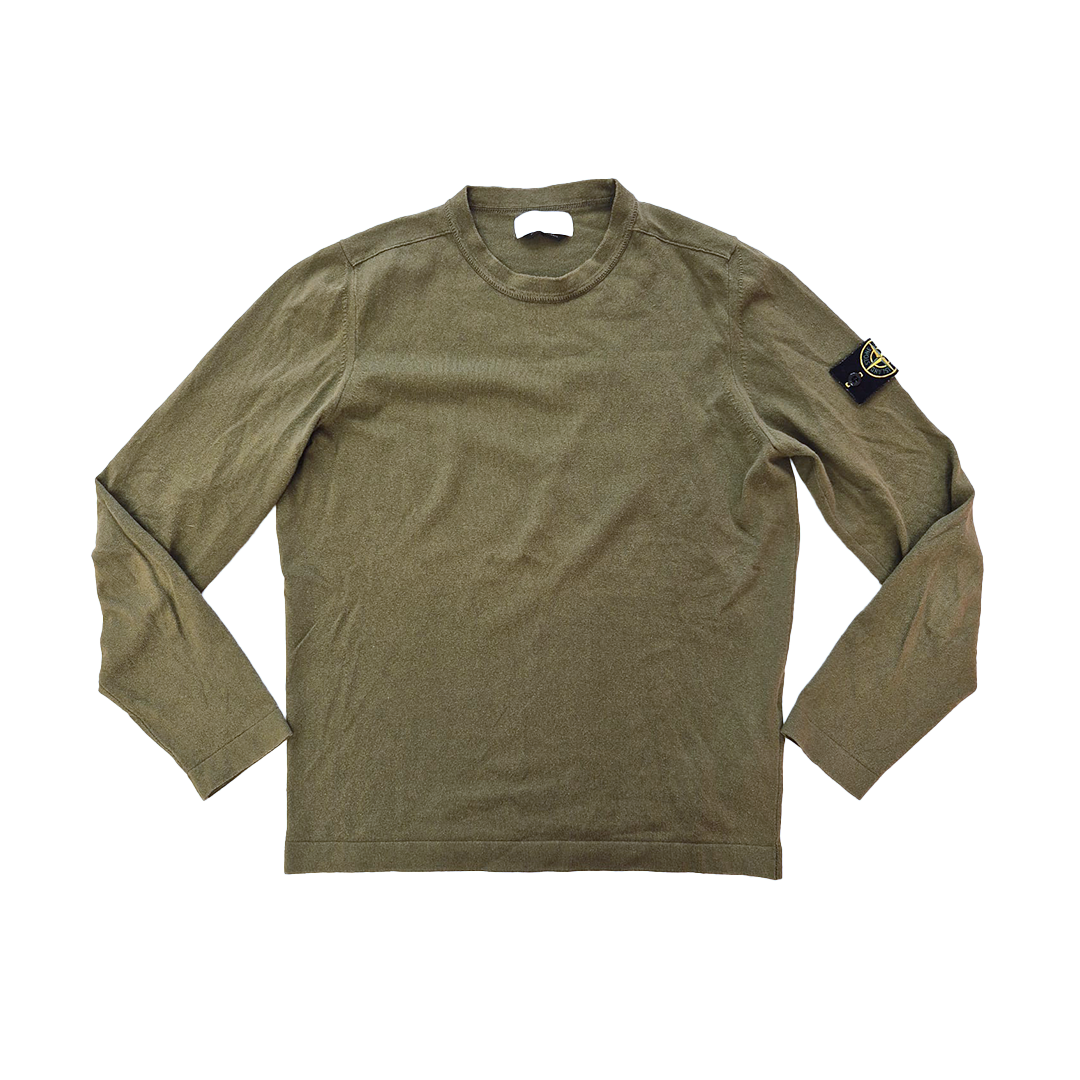 Stone Island Khaki Sweater (L)