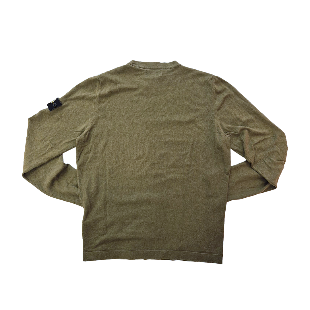Stone Island Khaki Sweater (L)