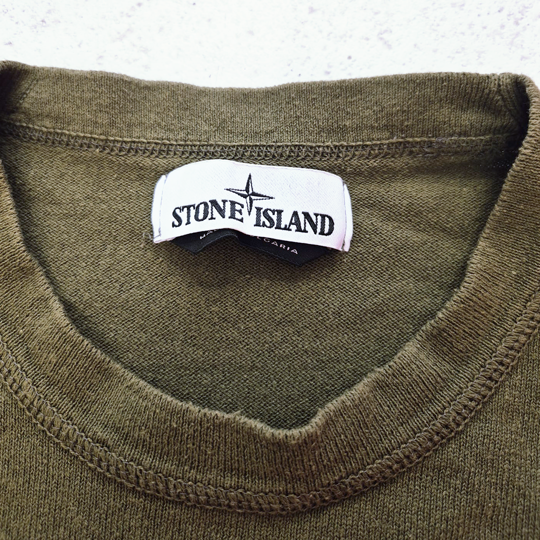 Stone Island Khaki Sweater (L)