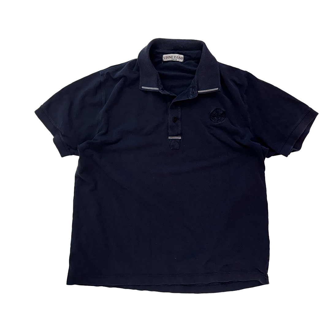 Stone Island Dark Blue S/S Polo (XL)