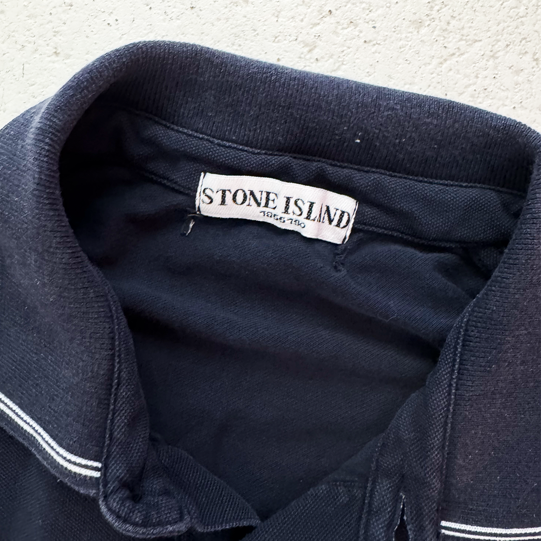 Stone Island Dark Blue S/S Polo (XL)