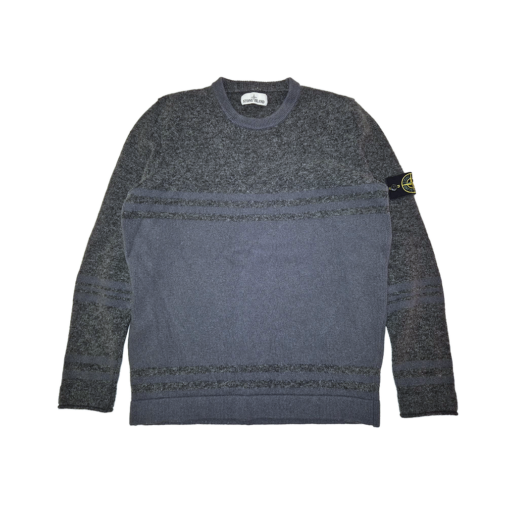Stone Island Grey Wool Sweater (L)