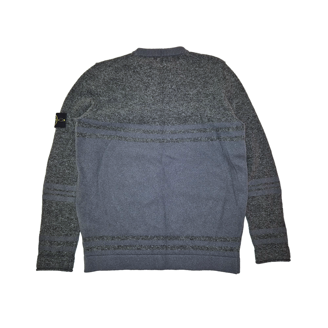 Stone Island Grey Wool Sweater (L)