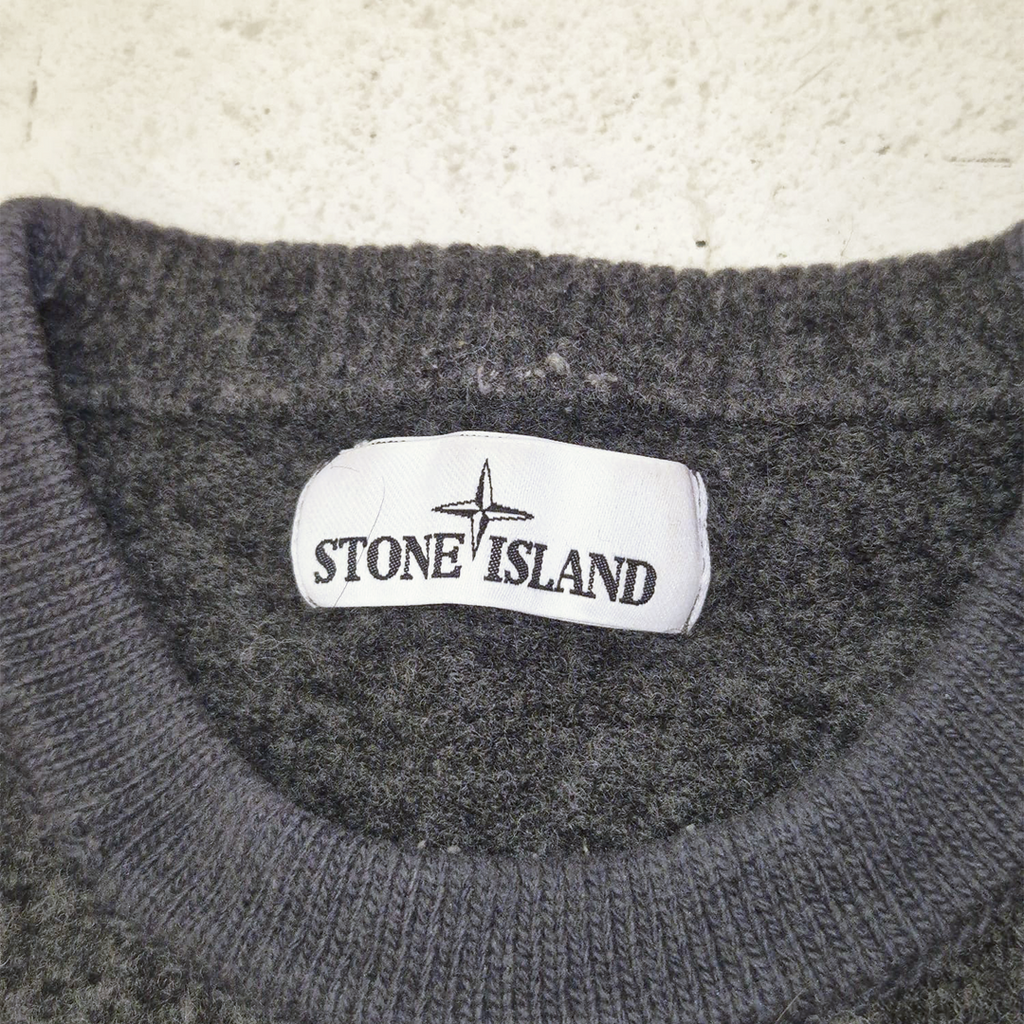 Stone Island Grey Wool Sweater (L)