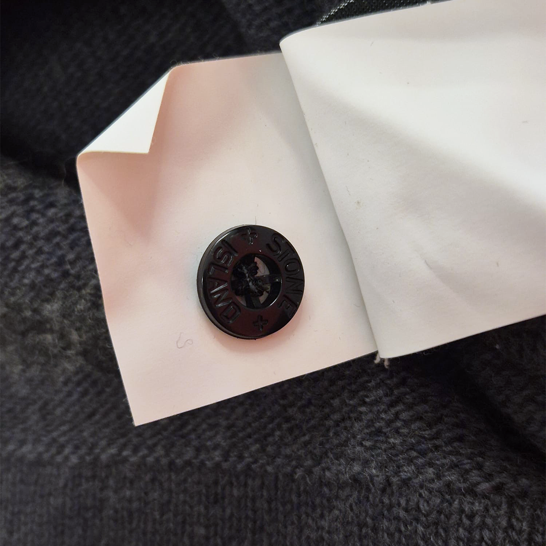 Stone Island Grey Wool Sweater (L)