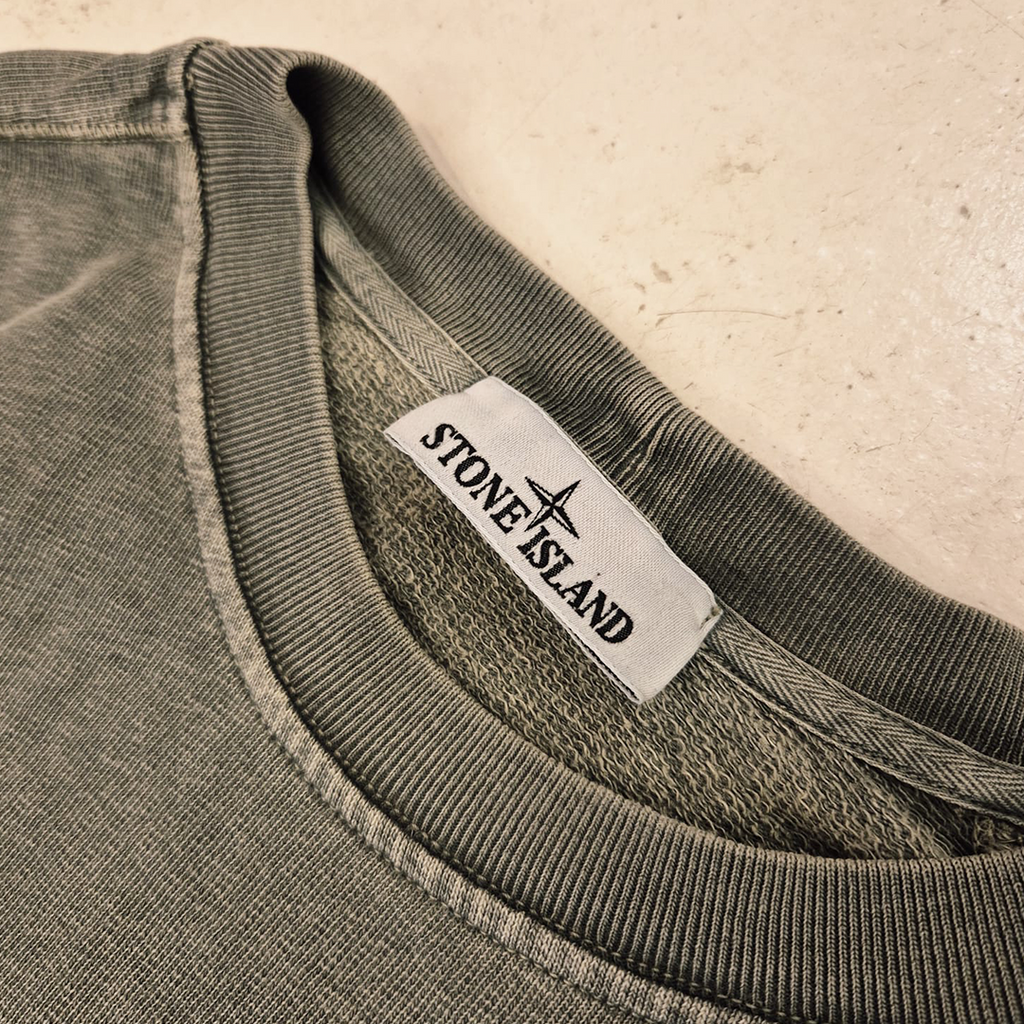 Stone Island Washed Green Sweater (L)