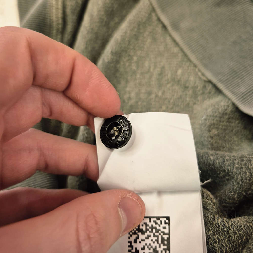 Stone Island Washed Green Sweater (L)