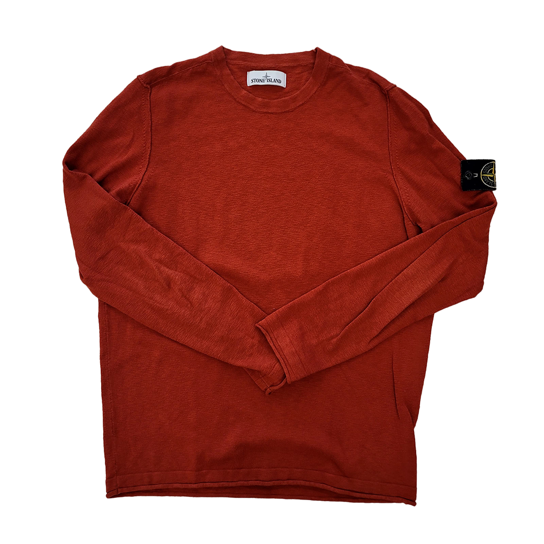 Stone Island Orange International Crewneck Jumper (M)