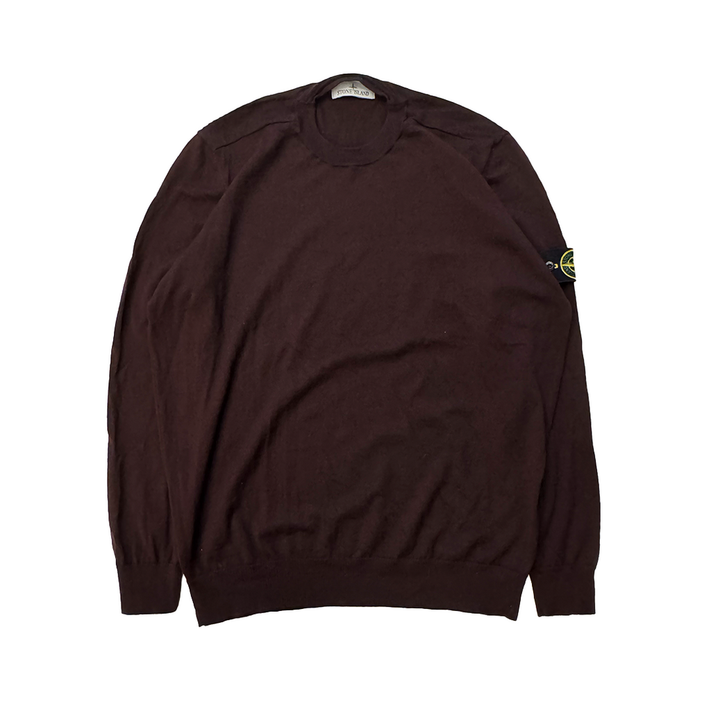 Stone Island Bordeaux Knit Sweater (XXL)
