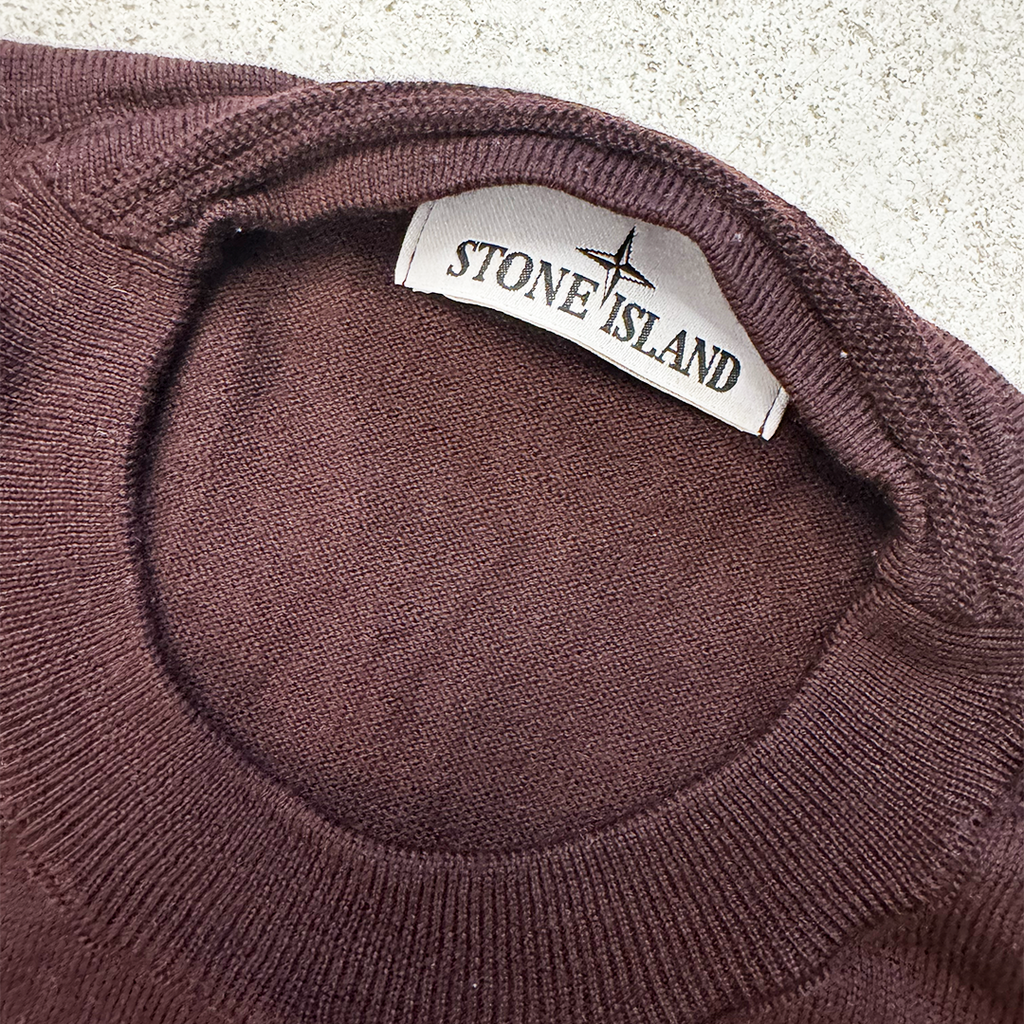 Stone Island Bordeaux Knit Sweater (XXL)
