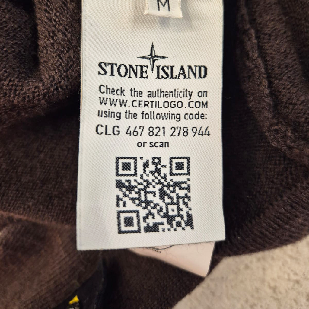 Stone Island Dark Red Wool Sweater (M)