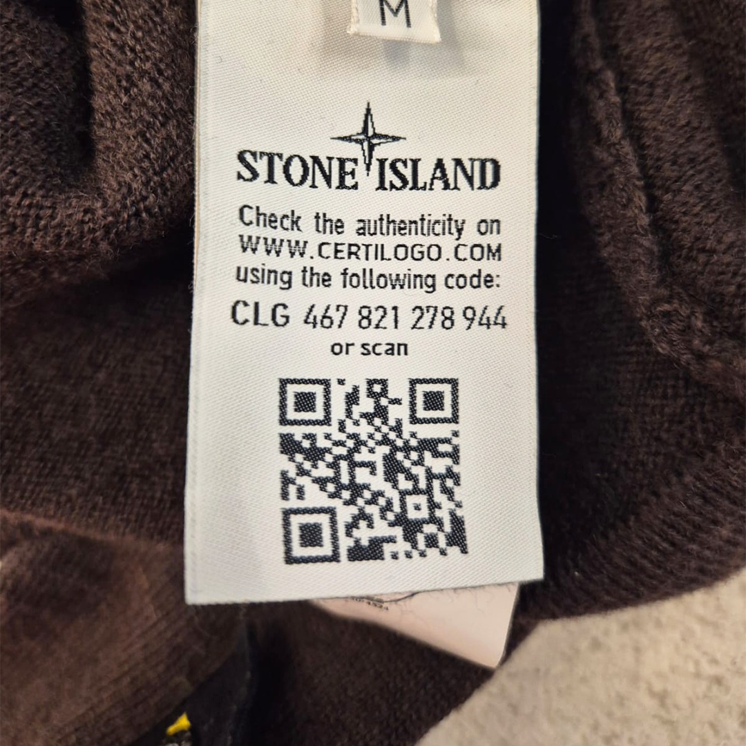 Stone Island Dark Red Wool Sweater (M)