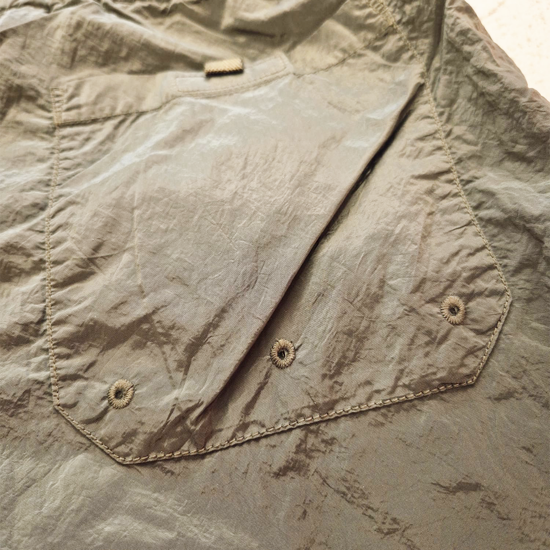 Stone Island Nylon Metal Khaki Swim Short (S)