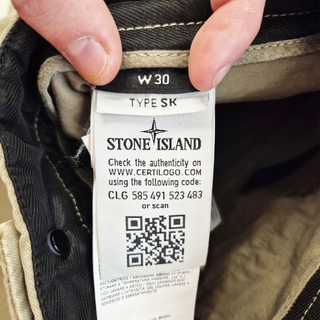 Stone Island Type SK Straight Beige Pants (30)