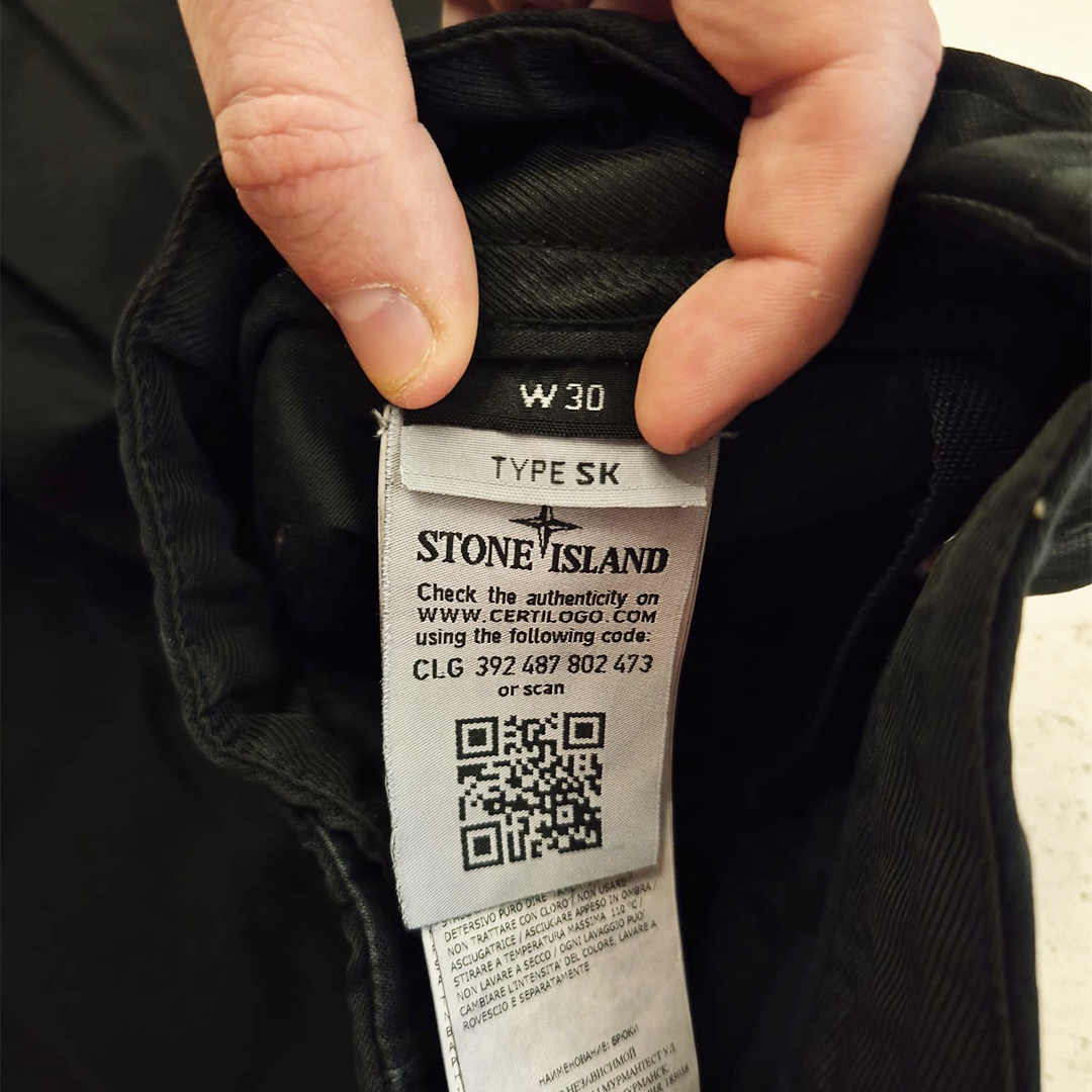 Stone Island Type SK Straight Black Pants (30)