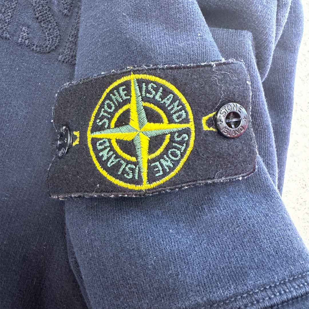 Stone Island Logo Navy Sweater (XL)