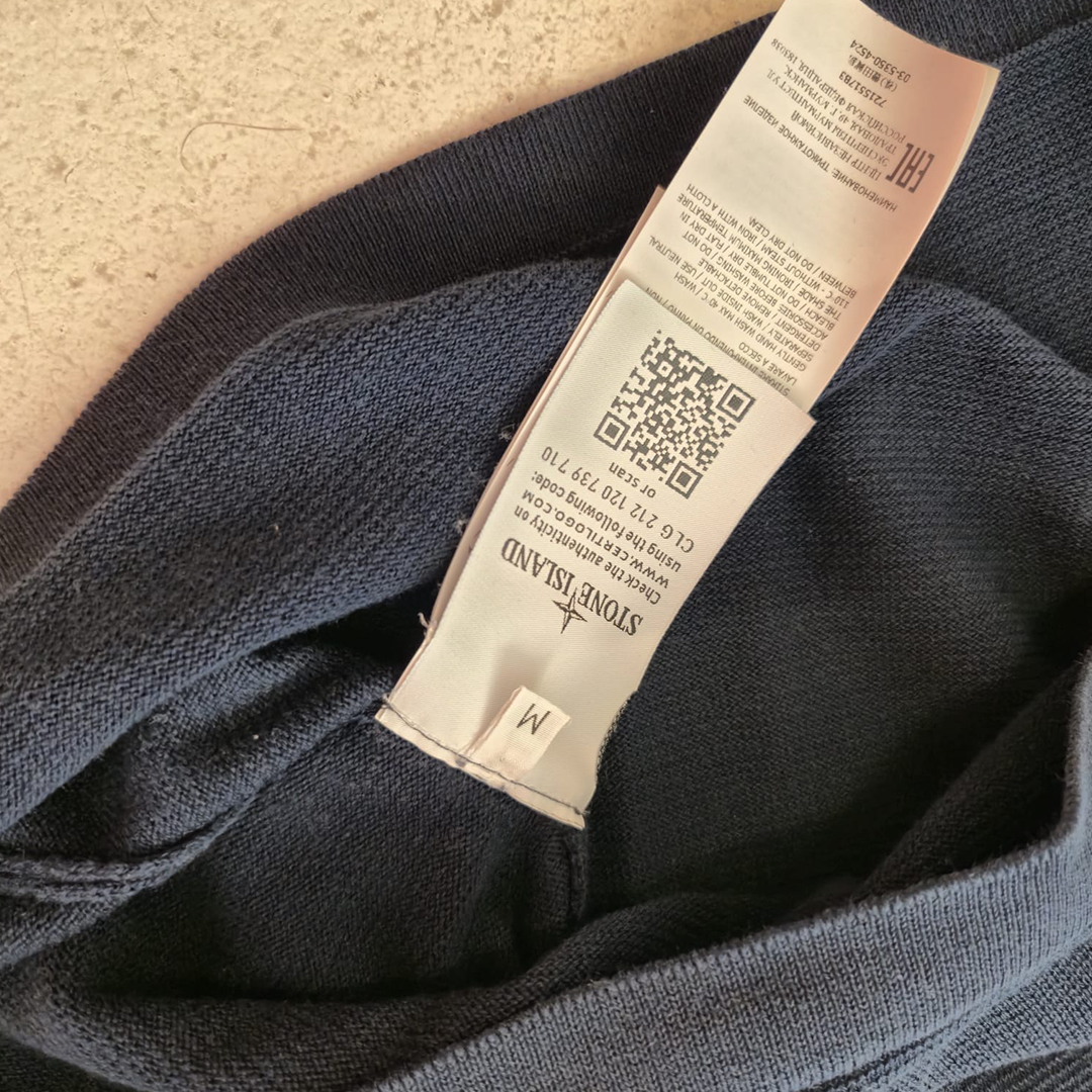 Stone Island Blue Light Knit Sweater (M)