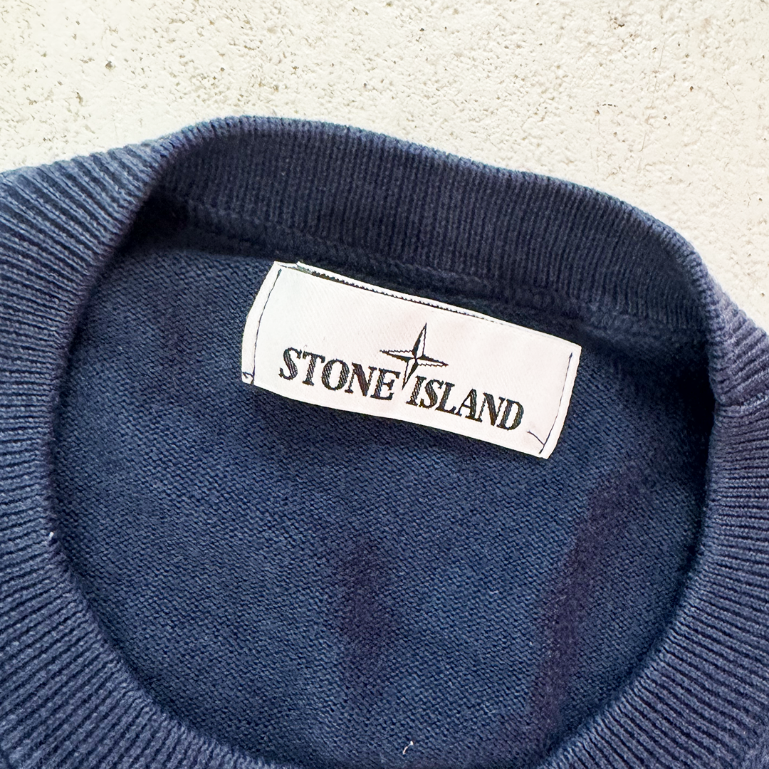Stone Island Blue Knit Sweater (L)