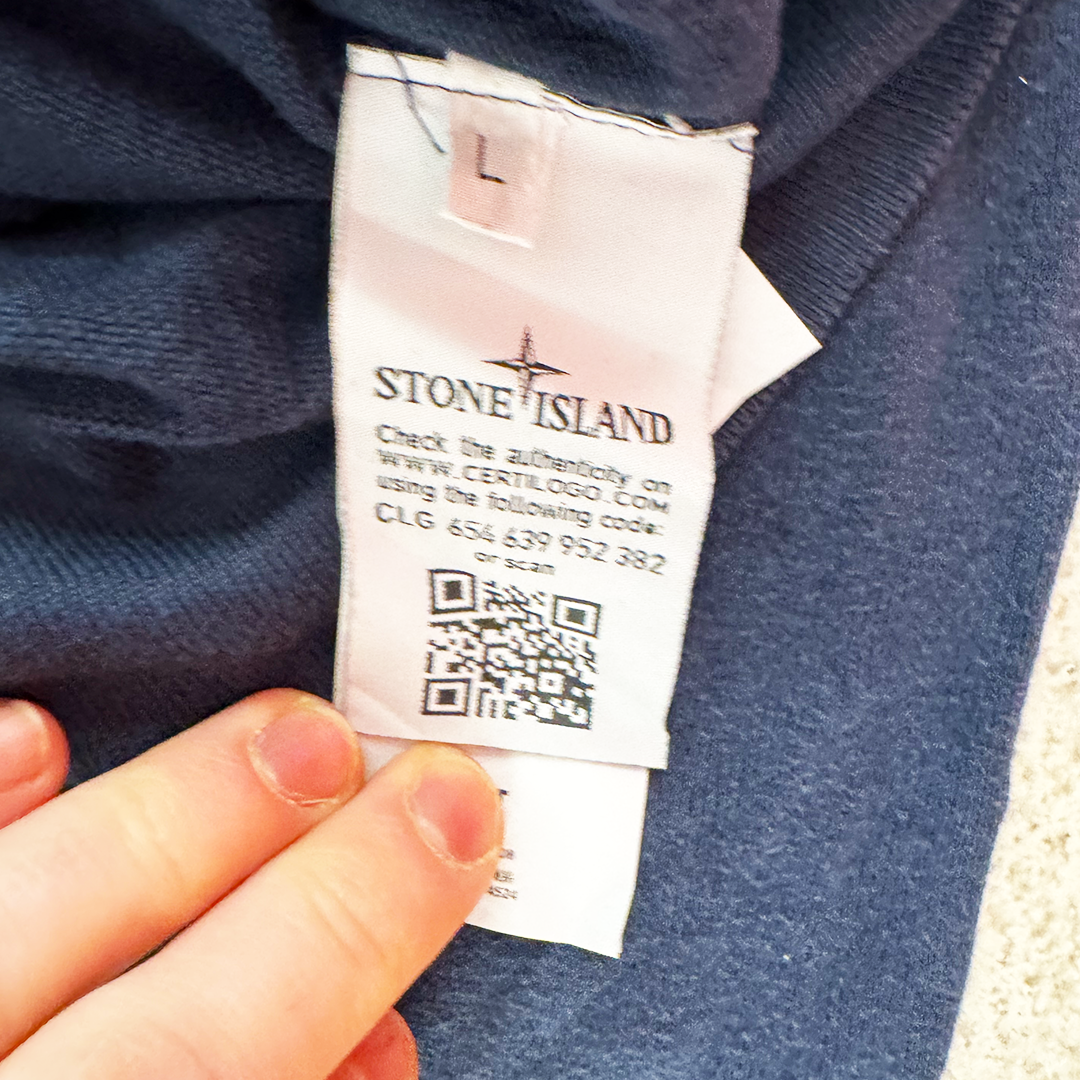 Stone Island Blue Knit Sweater (L)
