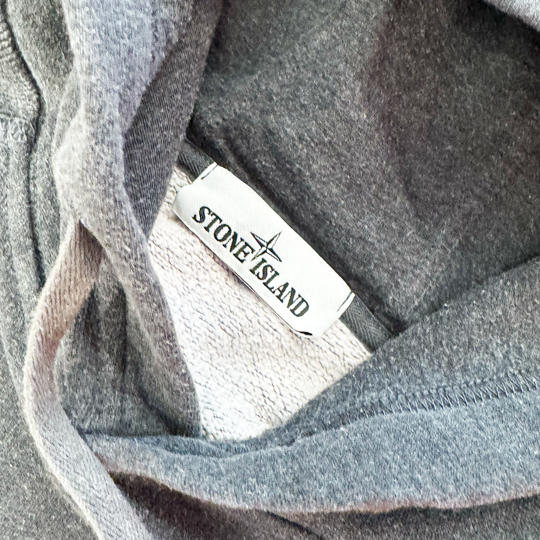 Stone Island Dust Treatment Grey Hoodie (XL)