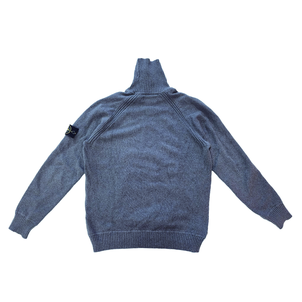 Stone Island Grey Turtleneck Knit Sweater (L)