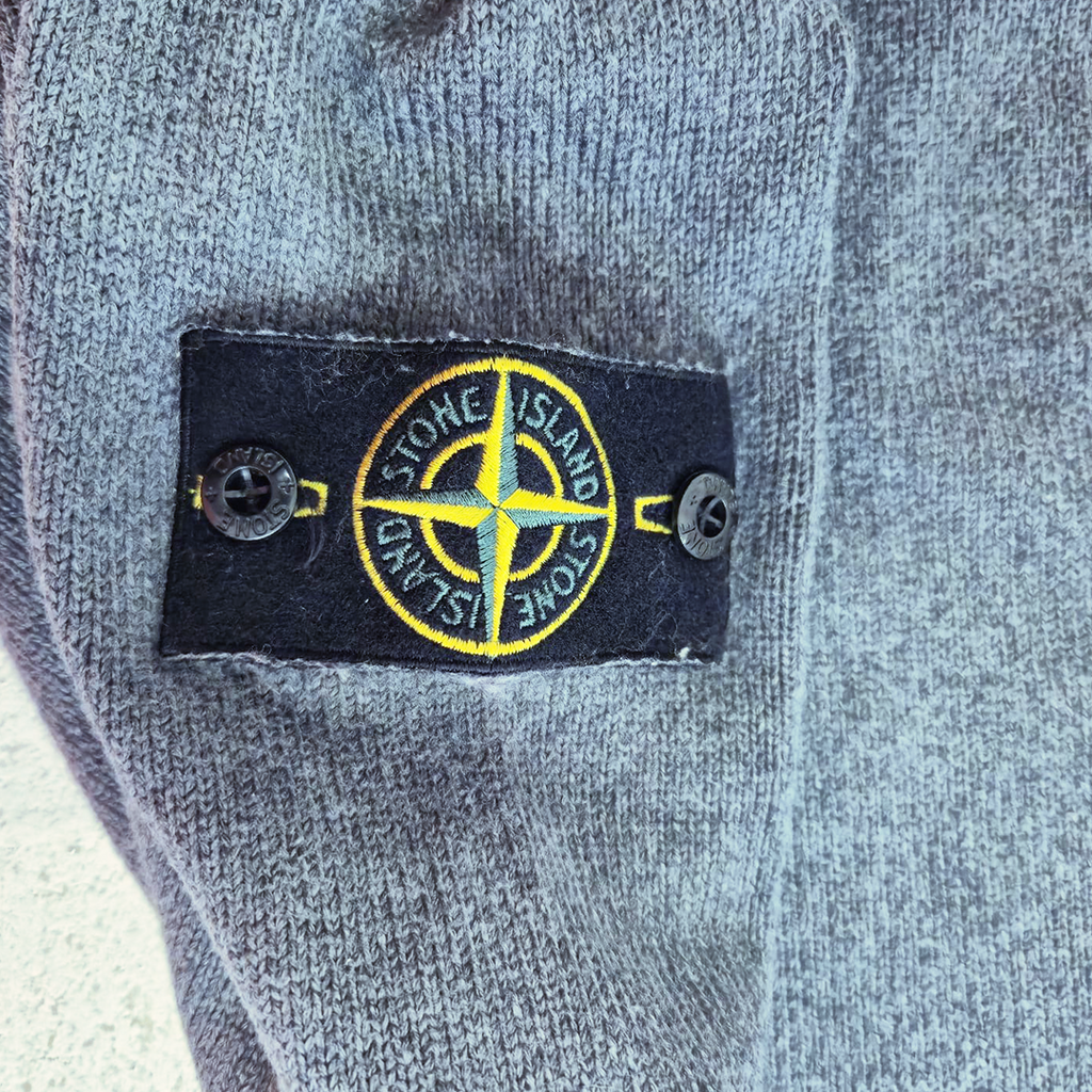 Stone Island Grey Turtleneck Knit Sweater (L)