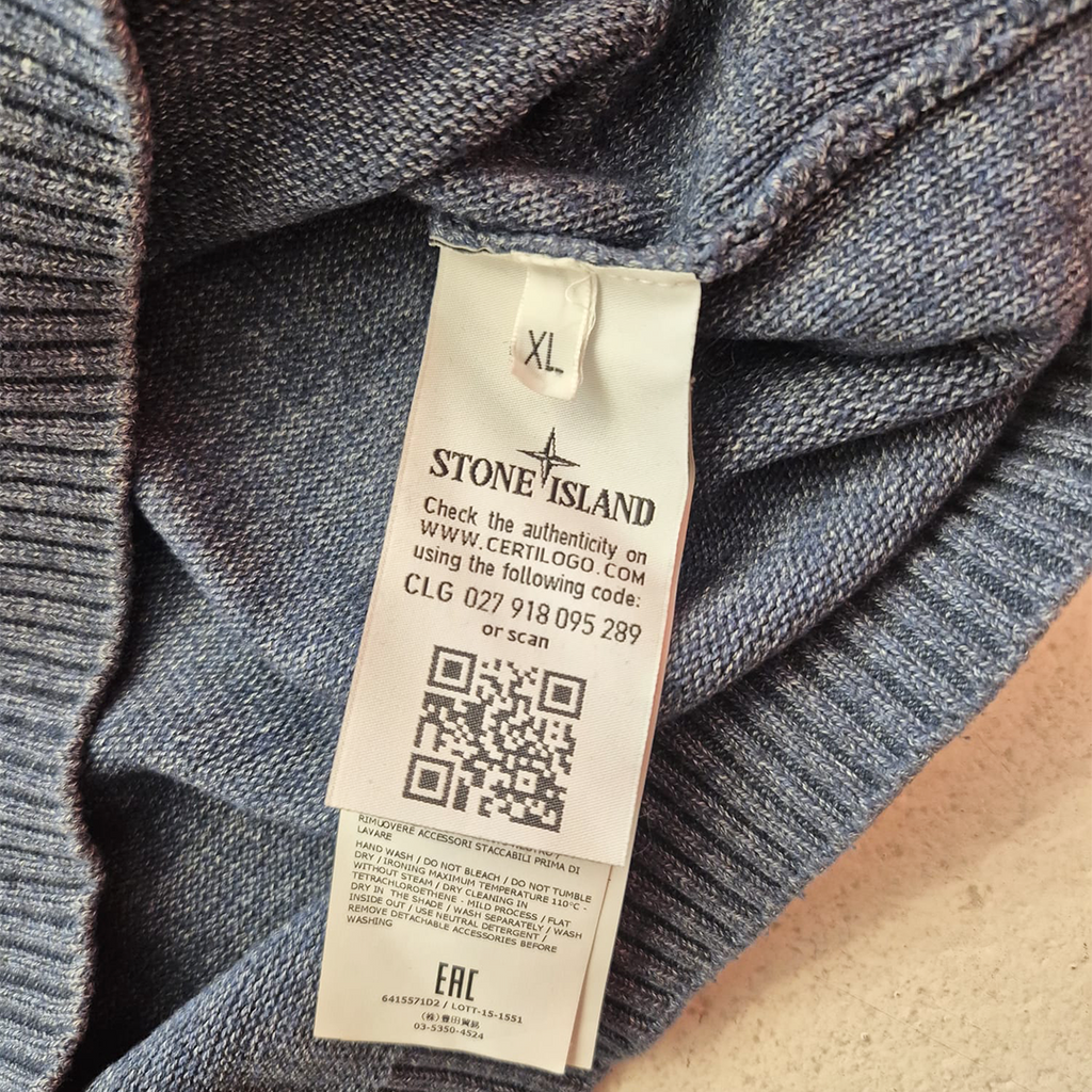 Stone Island Grey Blue Sweater (XL)