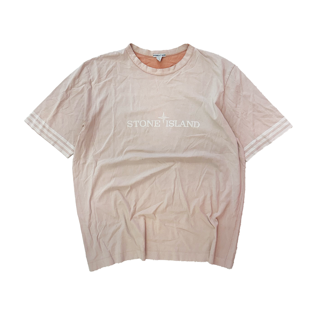 Stone Island Made in Italy Vintage Powder Pink Tee (XL)