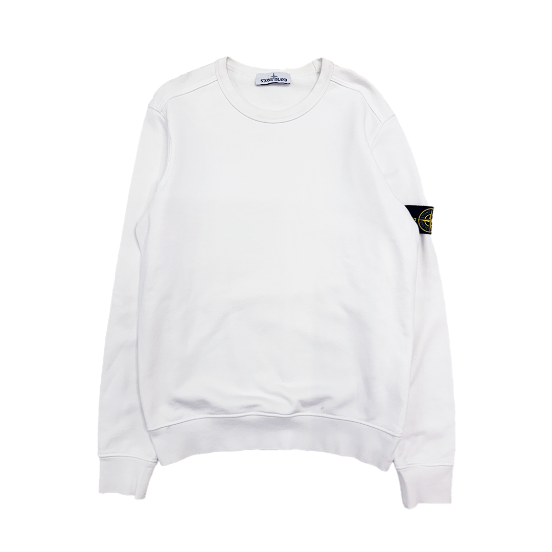 Stone Island White Sweater (M)