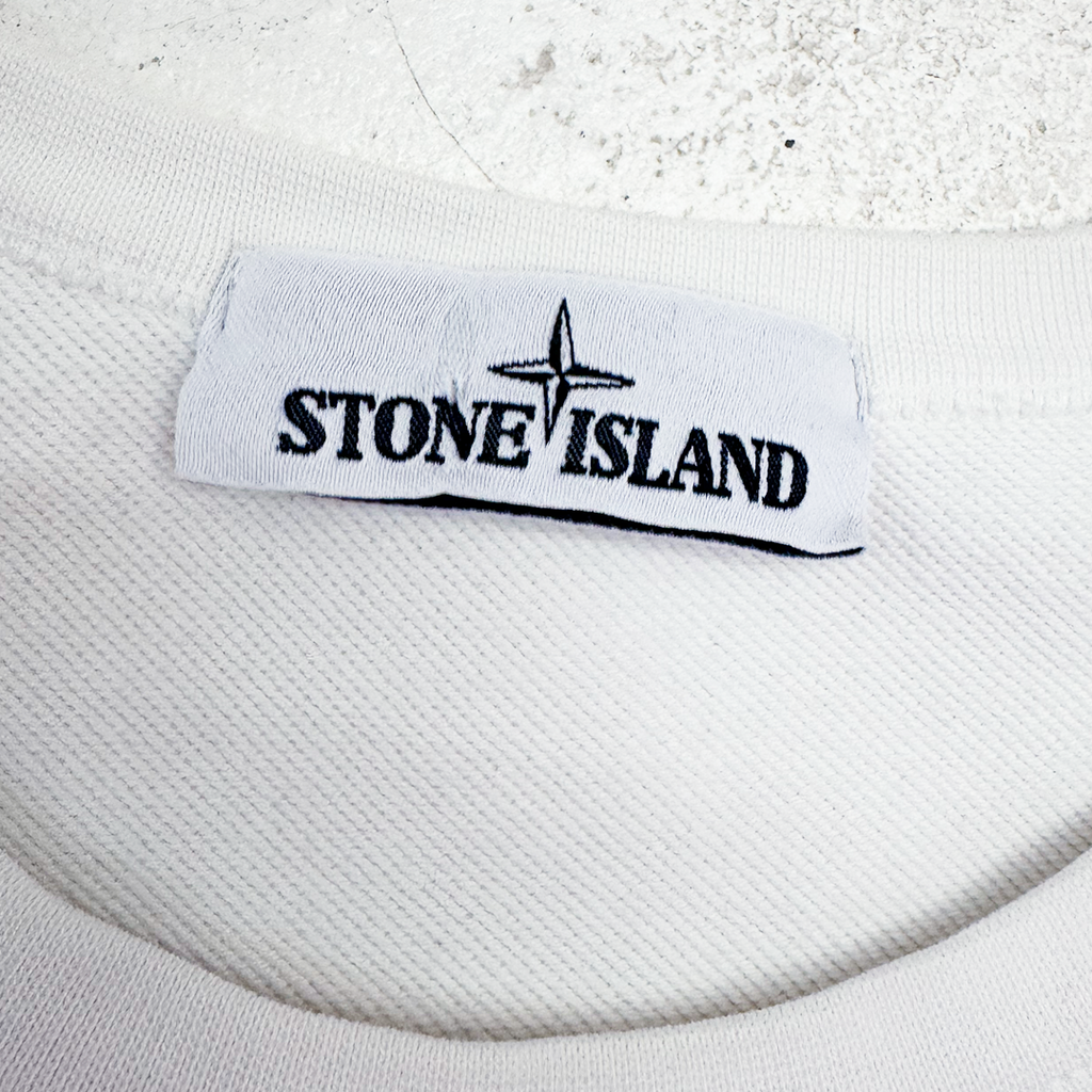 Stone Island White Sweater (M)