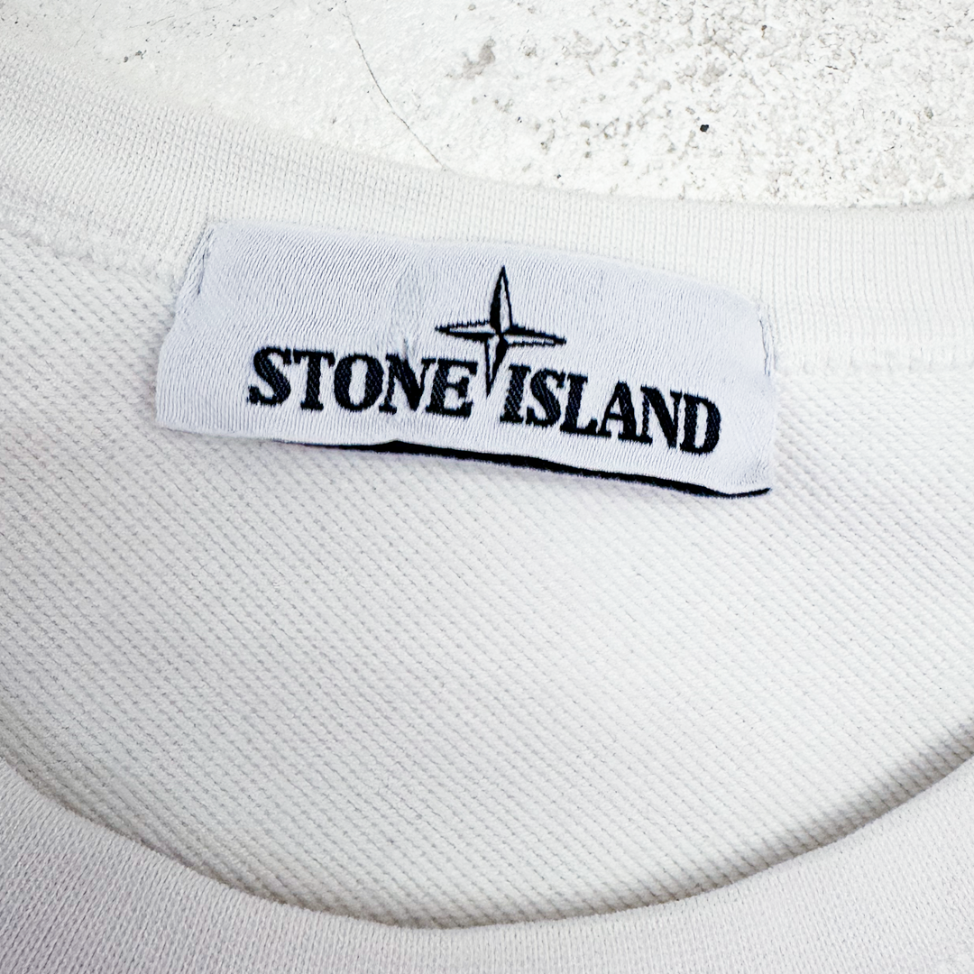 Stone Island White Sweater (M)